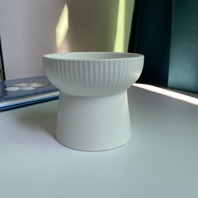 Ψηλό πλαστικό μπολ φαγητού - πολλά χρώματα