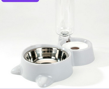 Bol dublu pentru pisici pentru apă și mâncare