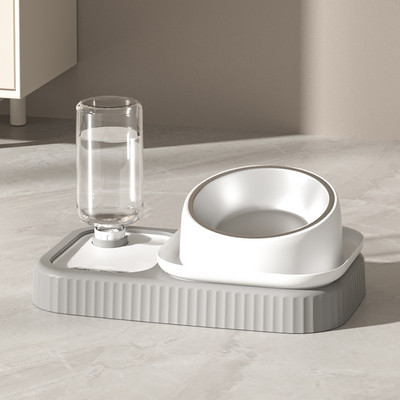 Bol pentru hrana pentru pisici cu dozator de apa