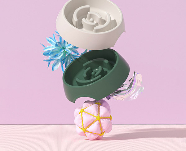 Plastikust ümmargune kauss kassidele