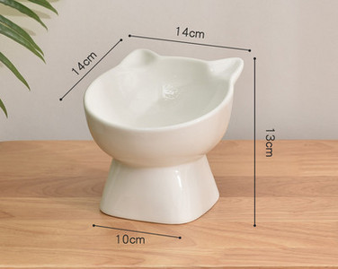 Bol din ceramică pe suport pentru pisici - diferite modele