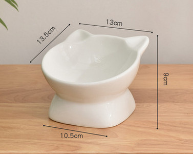 Bol din ceramică pe suport pentru pisici - diferite modele
