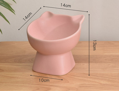 Bol din ceramică pe suport pentru pisici - diferite modele