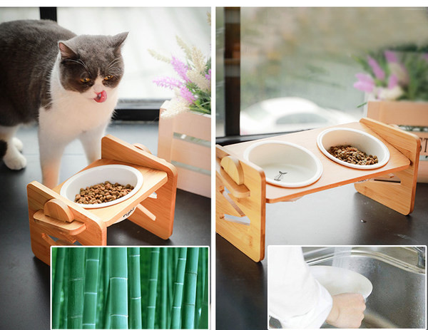 Zdjela za mačju hranu sa postoljem - više modela