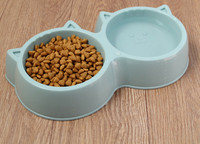 Двойна котешка купа за храна