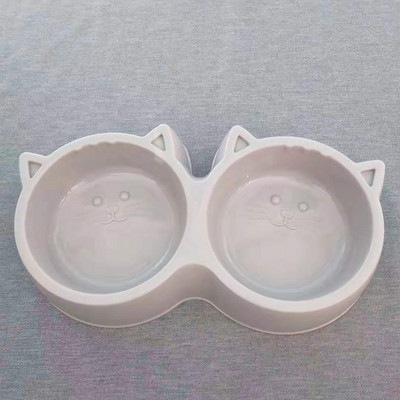 Двойна котешка купа за храна