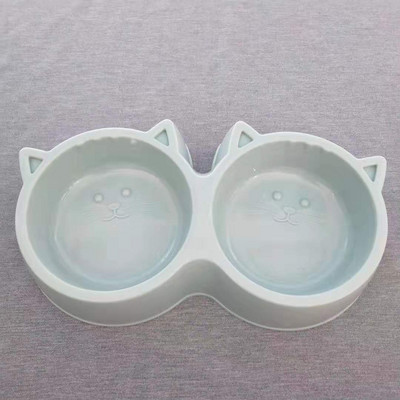 Двойна котешка купа за храна