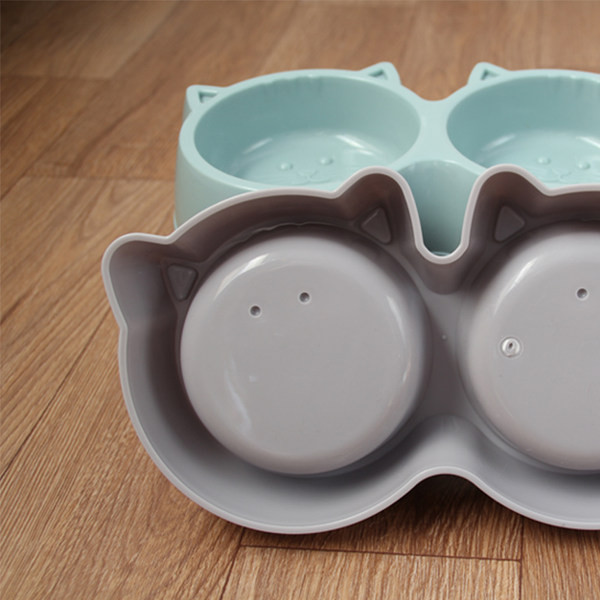 Двойна котешка купа за храна