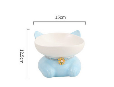 Bol din ceramică în formă de pisică