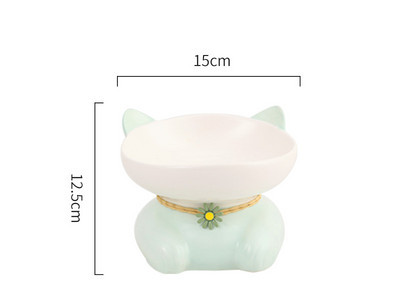 Bol din ceramică în formă de pisică