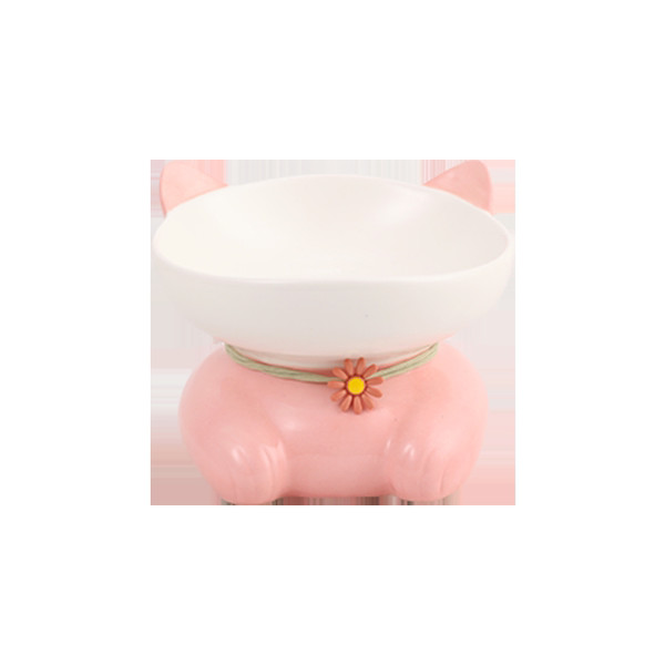 Bol din ceramică în formă de pisică