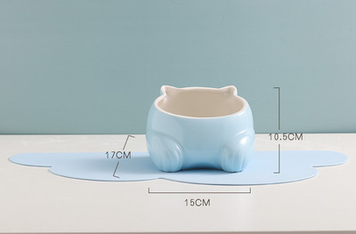 Bol de mâncare din ceramică pentru pisici - mai multe tipuri