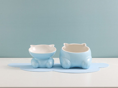 Bol de mâncare din ceramică pentru pisici - mai multe tipuri