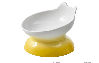 Bol din ceramică pentru pisici pe suport