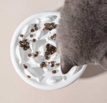 Керамичка купа със или без стойка за котки