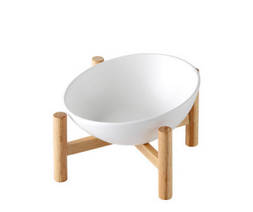 Кръгла купа за храна на котки