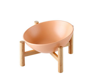 Кръгла купа за храна на котки