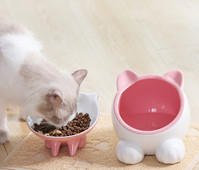 Керамична купа за храна на котки