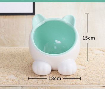 Керамична купа за храна на котки