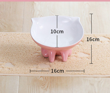 Керамична купа за храна на котки