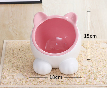 Керамична купа за храна на котки