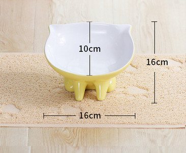 Керамична купа за храна на котки