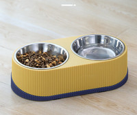 Двойна купа за храна на котки
