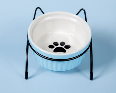 Κεραμικό μπολ με βάση για τροφές για κατοικίδια