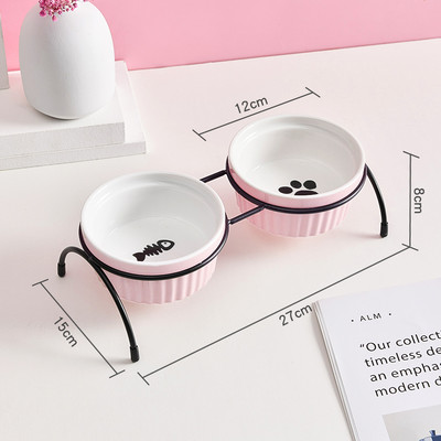 Κεραμικό μπολ με βάση για τροφές για κατοικίδια