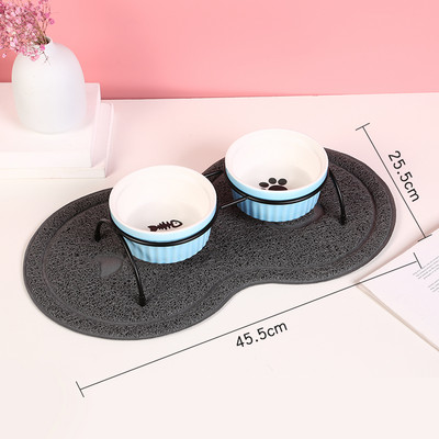 Κεραμικό μπολ με βάση για τροφές για κατοικίδια