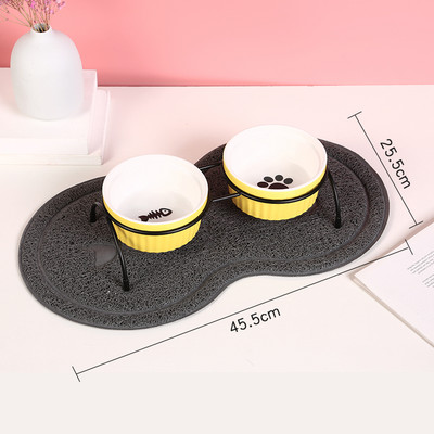 Κεραμικό μπολ με βάση για τροφές για κατοικίδια