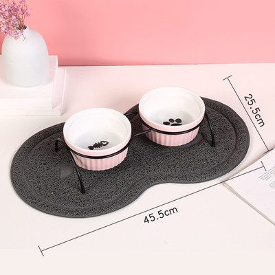 Κεραμικό μπολ με βάση για τροφές για κατοικίδια