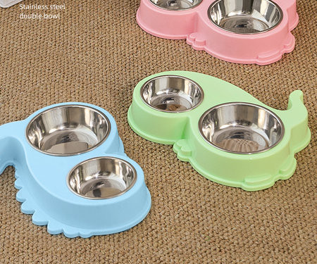 Bol pentru pisici cu lapte pentru hrana si apa - doua modele