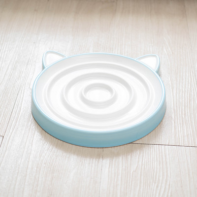 Κεραμικό μπολ για γατοτροφή για αργό τάισμα