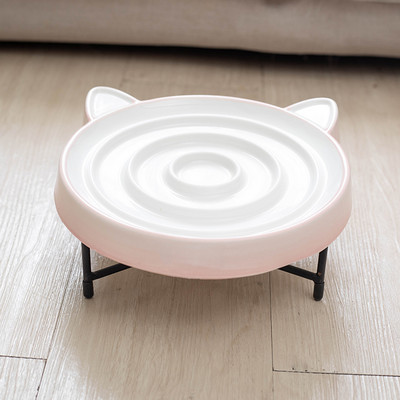 Κεραμικό μπολ για γατοτροφή για αργό τάισμα