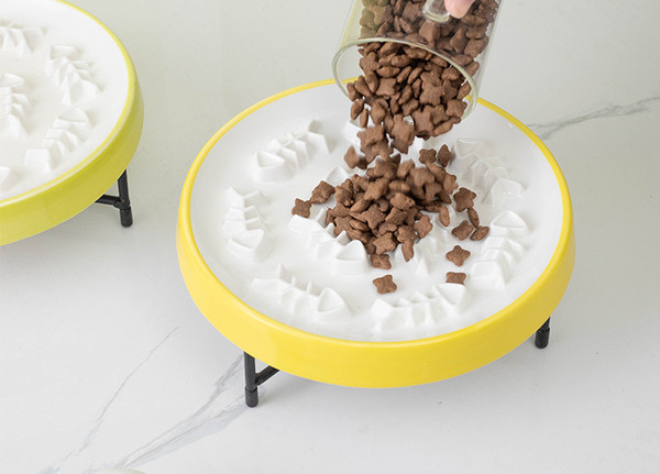 Bol rotund pentru hrana pisicilor