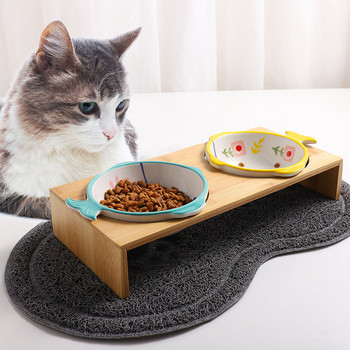 Μπολ φαγητού σε σχήμα πουκάμισου - κατάλληλο για γάτες