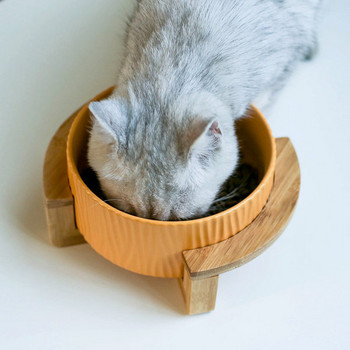 Cat bowl cat ceramic bowl dog water bowl with bowl cat bowl protection cervical votropic cat food bowl cat food bowl