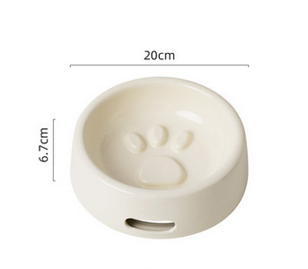 Keraamiline kauss aeglaselt toitvatele kassidele