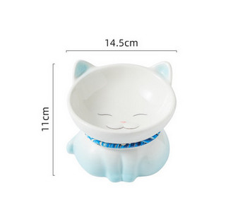 Κεραμικό μπολ για φαγητό σε σχήμα γάτας