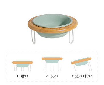 Bol pentru mâncare pentru pisici - trei culori