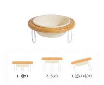 Bol pentru mâncare pentru pisici - trei culori