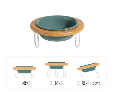 Bol pentru mâncare pentru pisici - trei culori