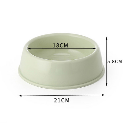 Πλαστικό μπολ με τροφή για γάτες