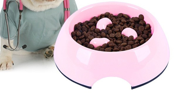 Bol rotund din plastic pentru hrana pisicilor