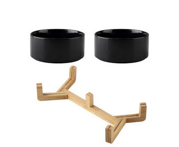 Bol cu suport pentru mâncare pentru pisici