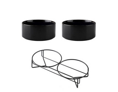 Bol cu suport pentru mâncare pentru pisici