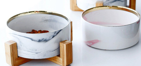 Κεραμικό στρογγυλό μπολ για γάτες