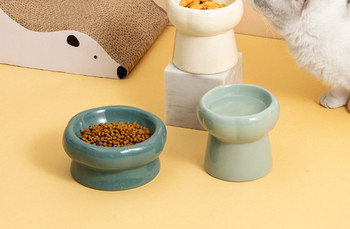 Керамична  купа за храна на  котки