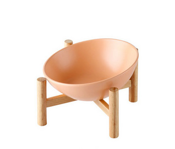 Кръгла керамична купа за храна на котки